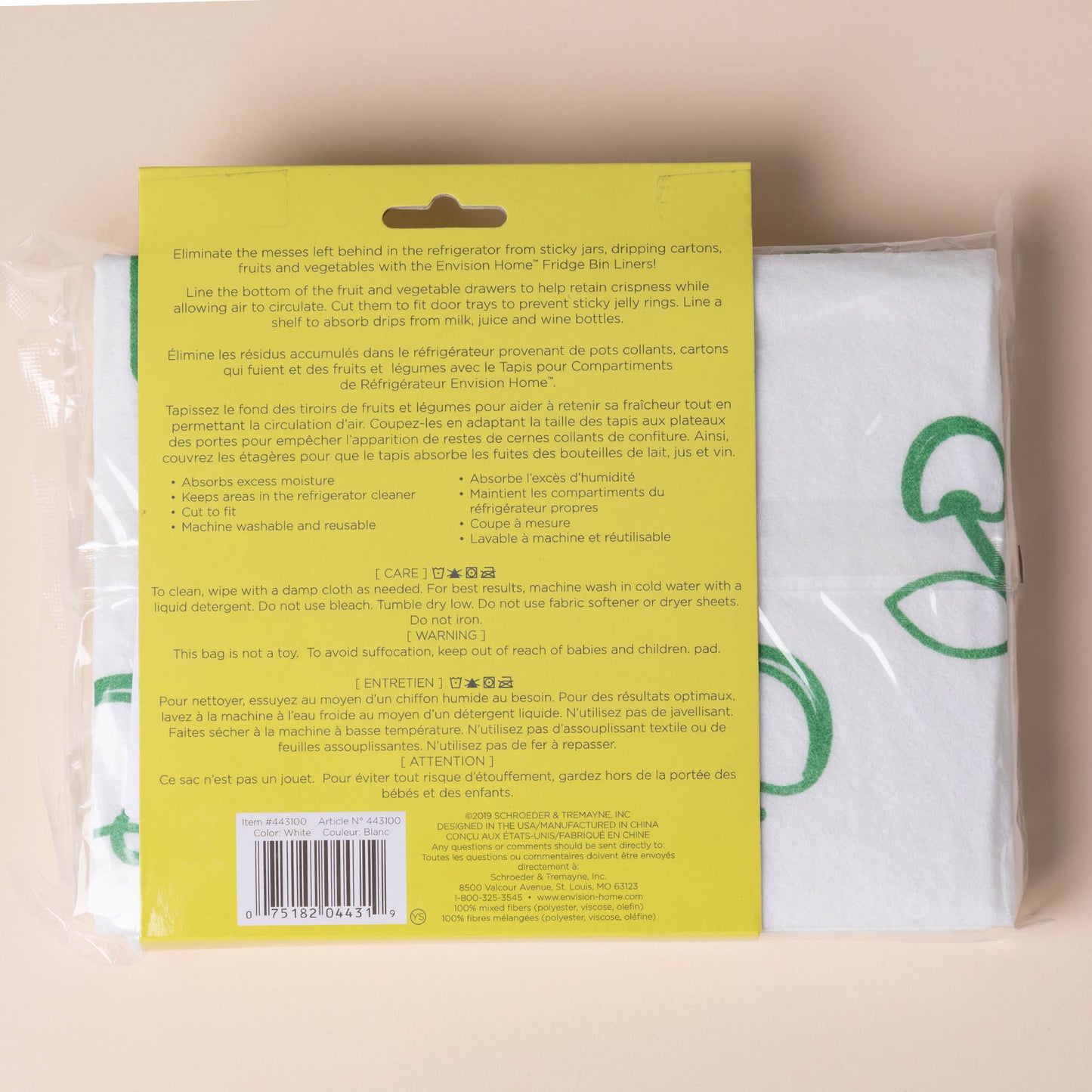 Envision Home&trade; Fridge Bin Liners