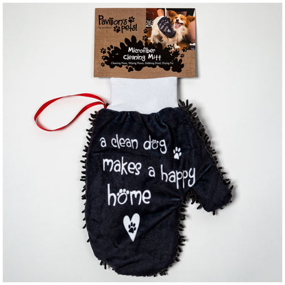 Happy Home Microfiber Pet Cleaning Mitt