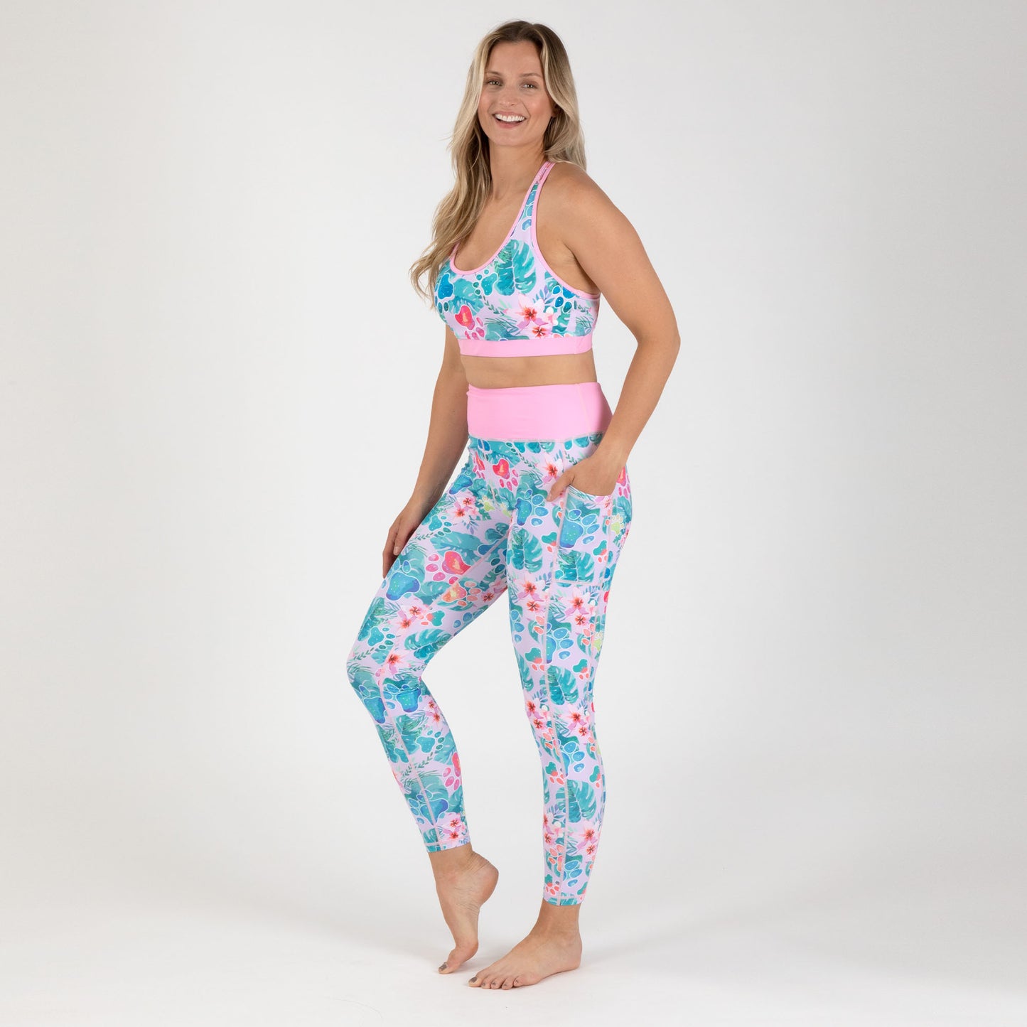 Racerback Sports Bra & Legging Set