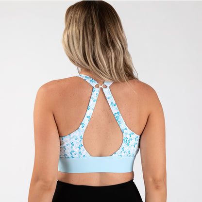 Zip Front Sports Bra