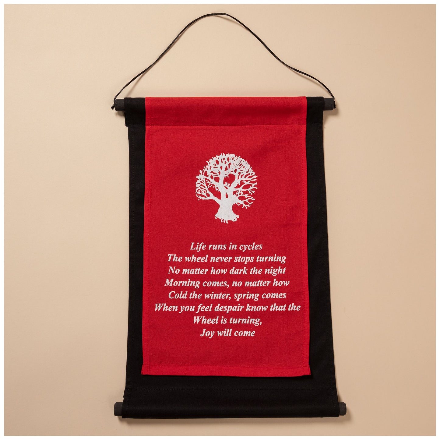 Inspirational Words Scroll Banner