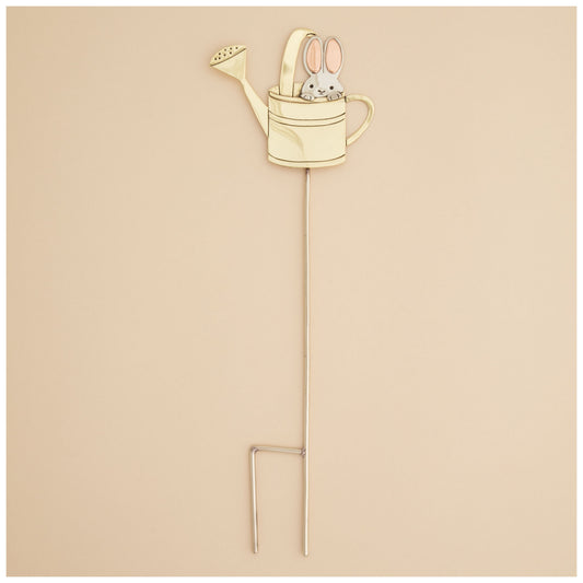 Sweet Bunnies Mixed Metal Plant Stake