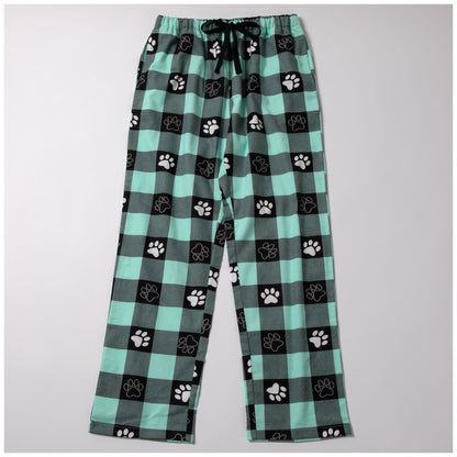 Paw Buffalo Plaid Flannel Lounge Pants