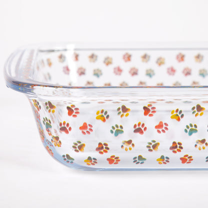 Paws to Bake Glass Baking Dish