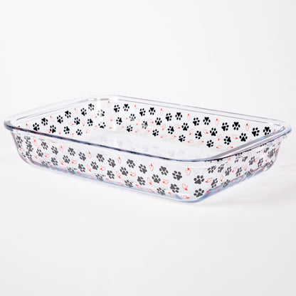 Paws to Bake Glass Baking Dish