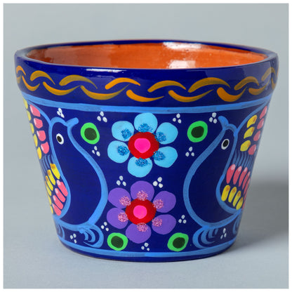 Fiesta Hand Painted Small Ceramic Planter