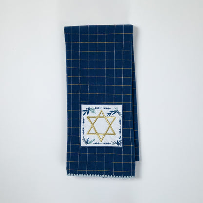 Celebrate Hanukkah Embellished Dish Towel