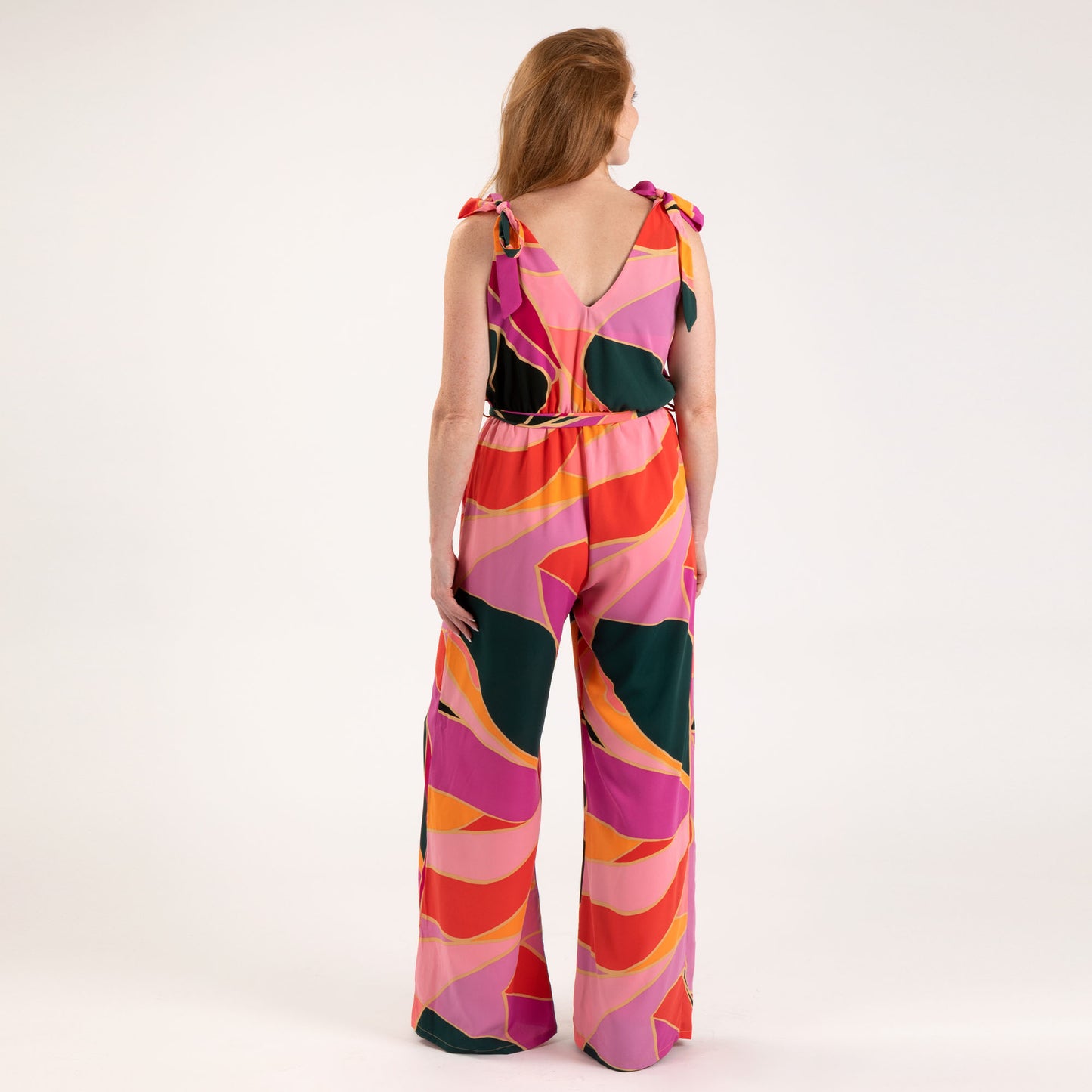 Metamorphosis Tie Shoulder Jumpsuit