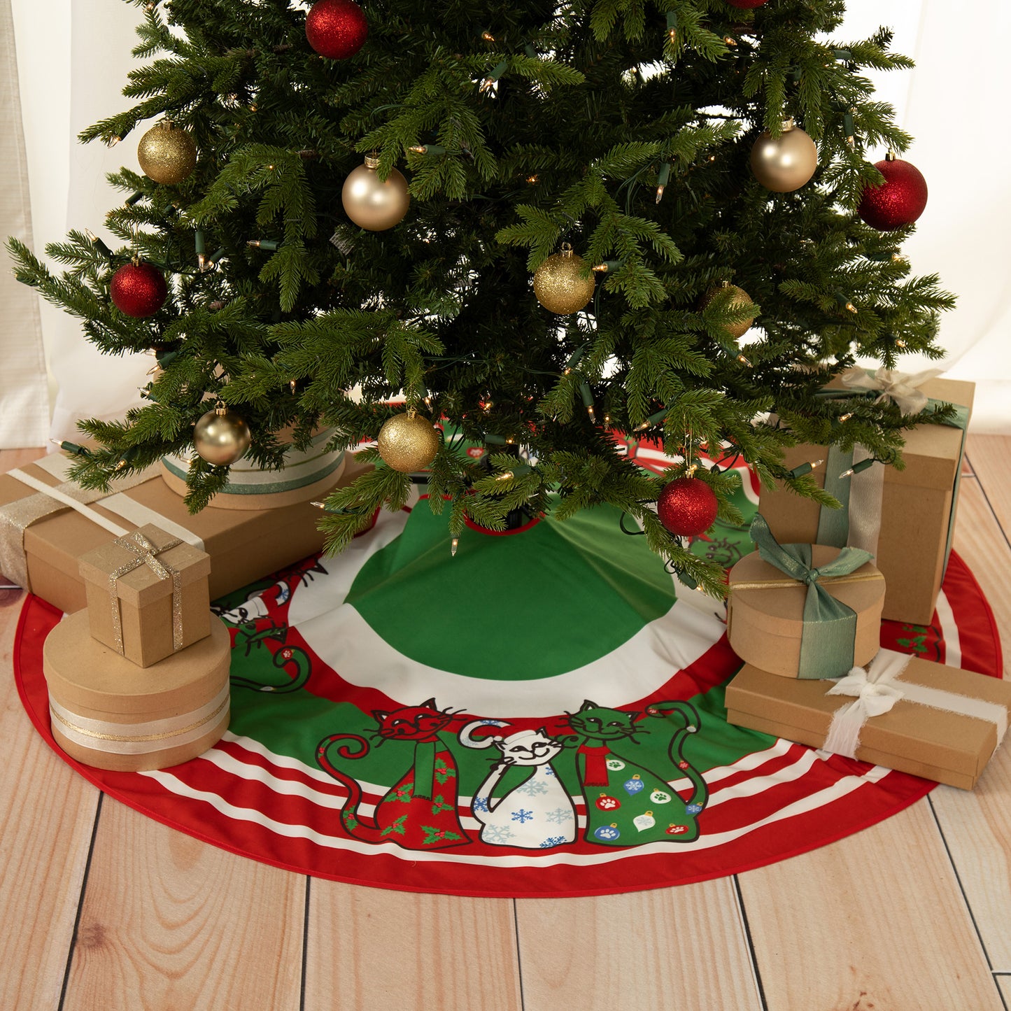 Pets & Paws Christmas Tree Skirt