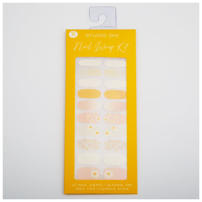 Flowers for the Sunshine Manicure Nail Wrap Kit