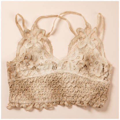 Pineapple Lace Bralette