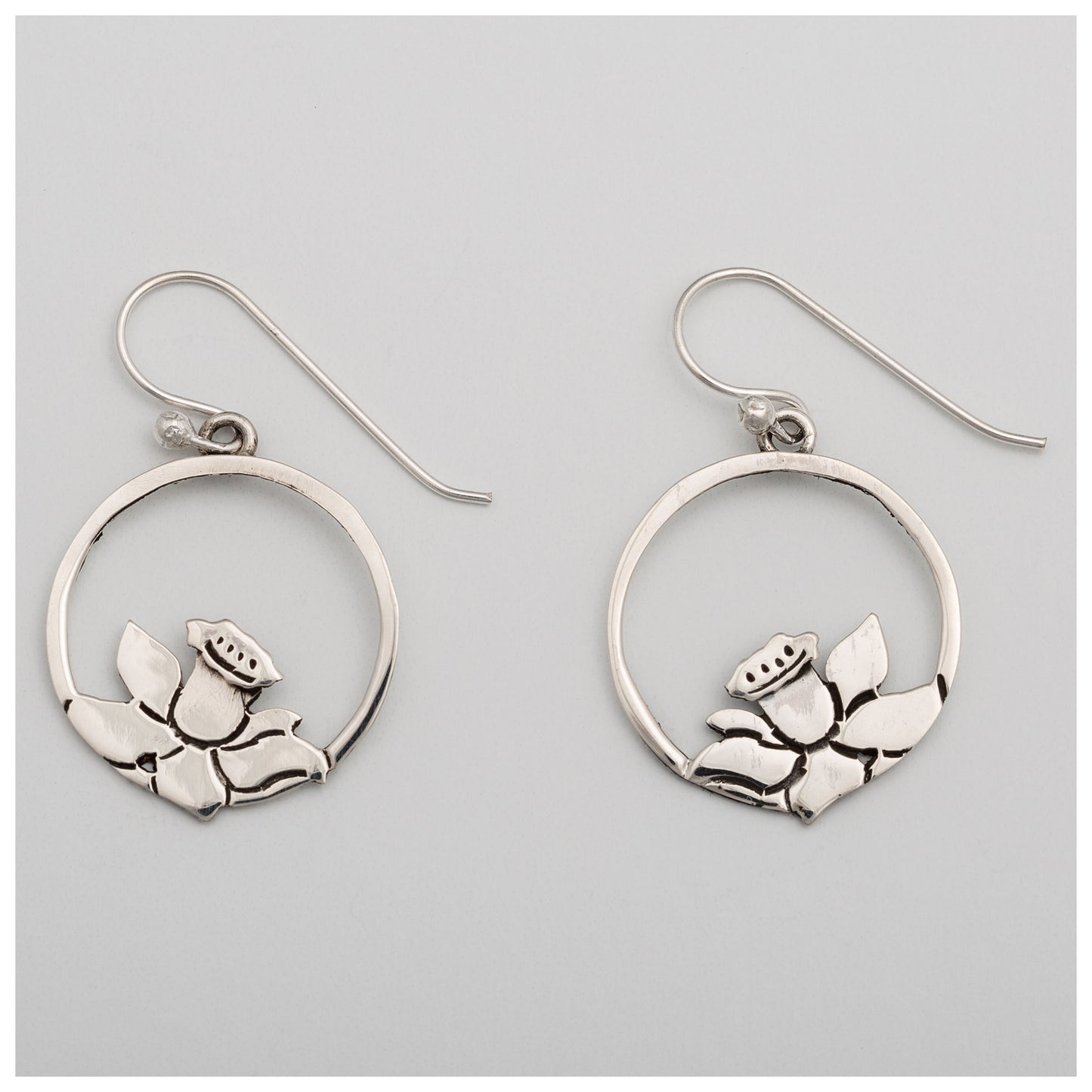 Blooming Flowers Sterling Earrings