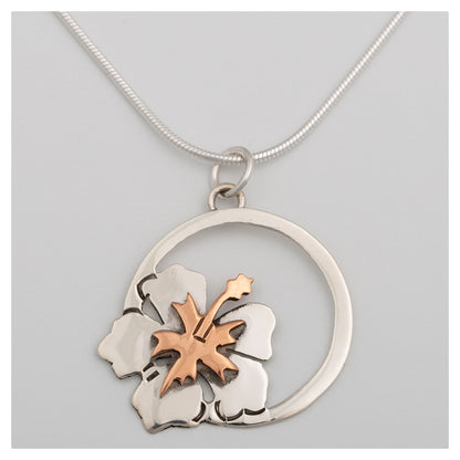 Blooming Flowers Sterling Necklace