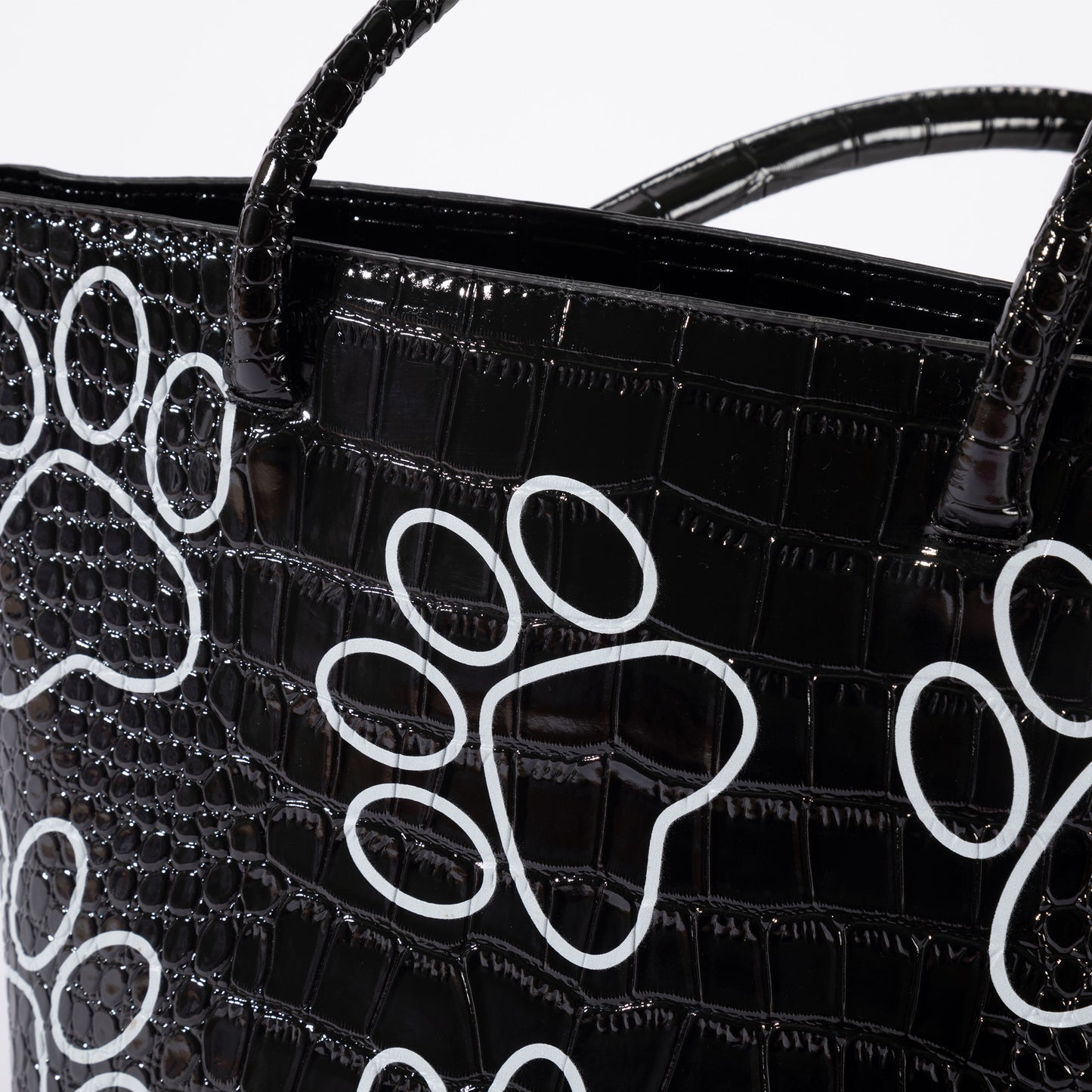 Patterned Paw Handbag