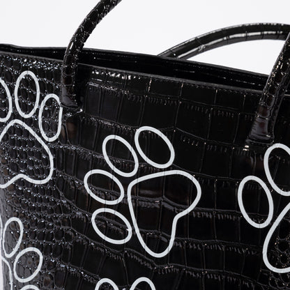 Patterned Paw Handbag