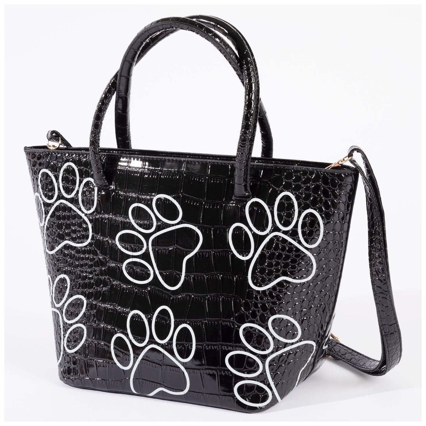 Patterned Paw Handbag