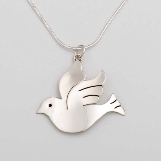 Peace Dove Sterling Necklace