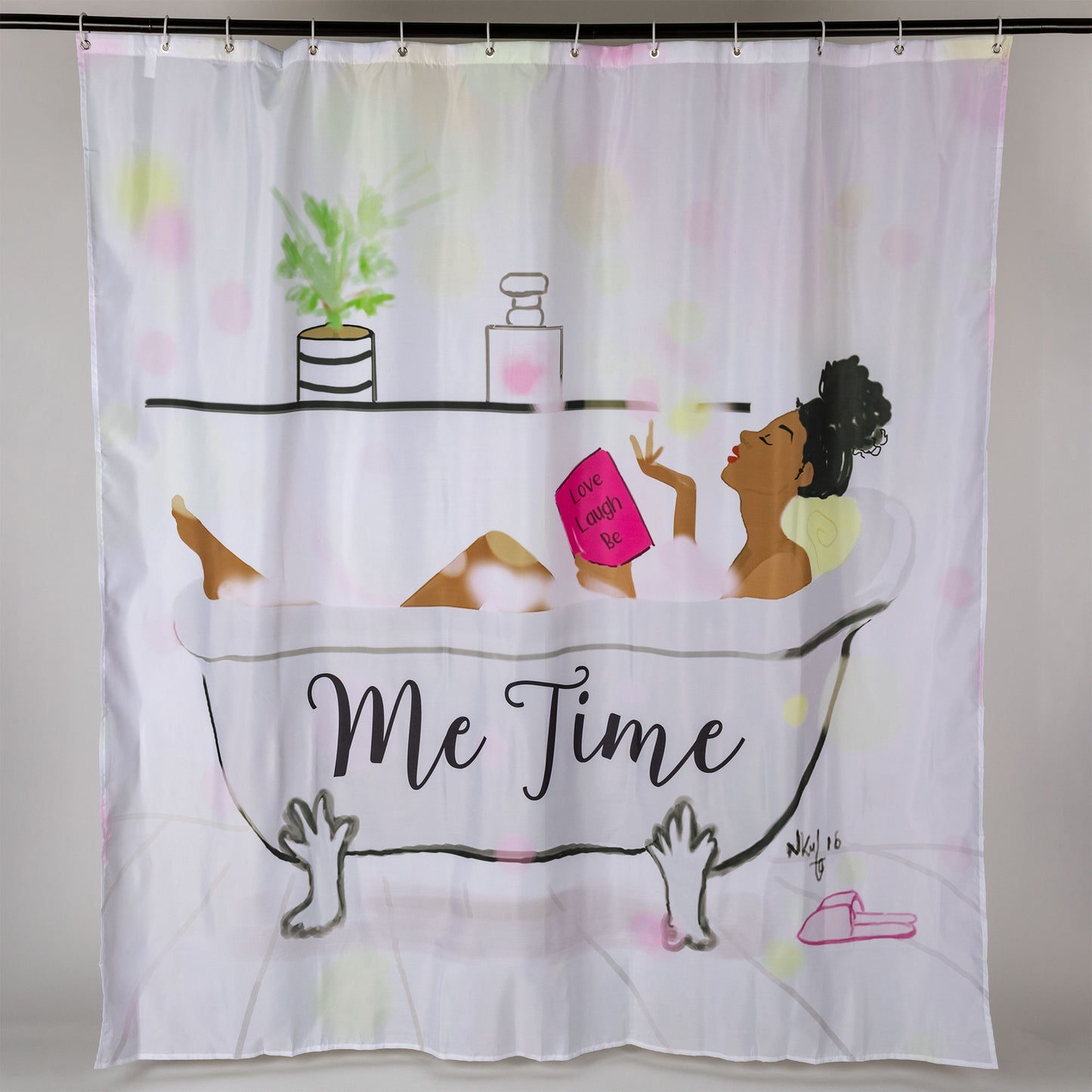 Me Time Shower Curtain