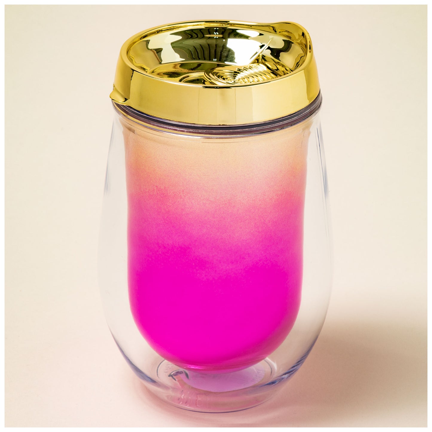 Metallic Ombre Stemless Wine Tumbler