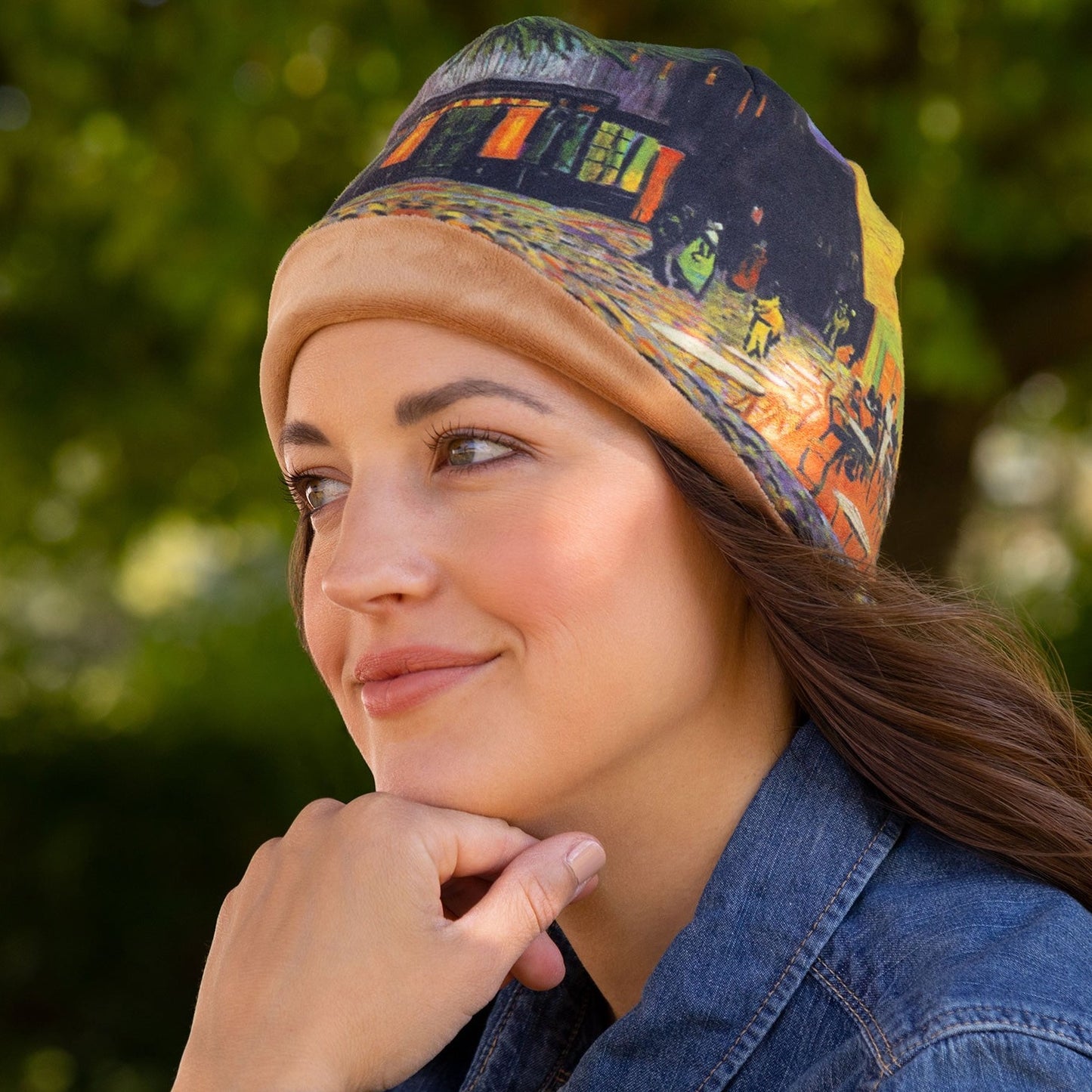 Van Gogh Beauty Printed Beanie