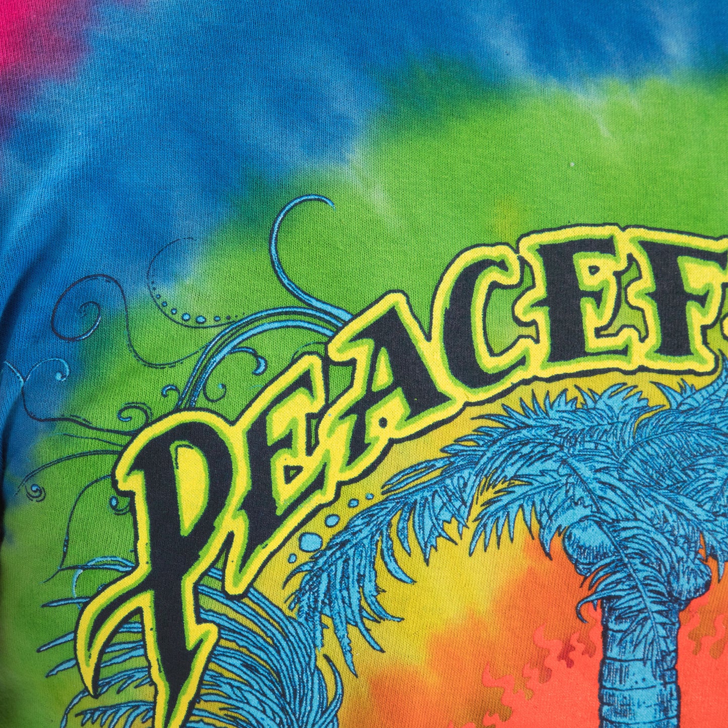 Peace Frogs Back in the Day Tie-Dye T-Shirt