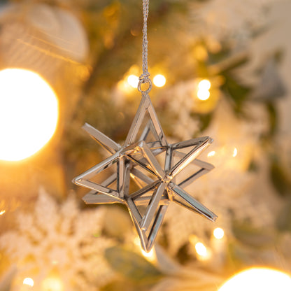 Glass Moravian Star Ornament | Fair Trade