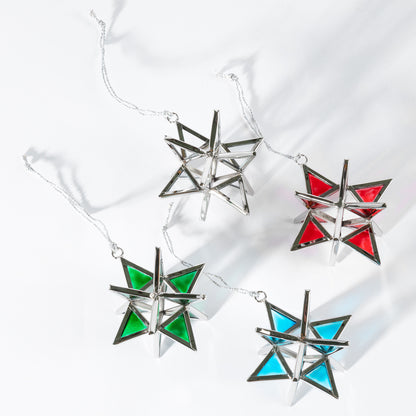 Glass Moravian Star Ornament | Fair Trade