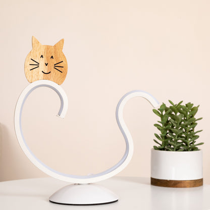 Curvy Kitty Table Lamp