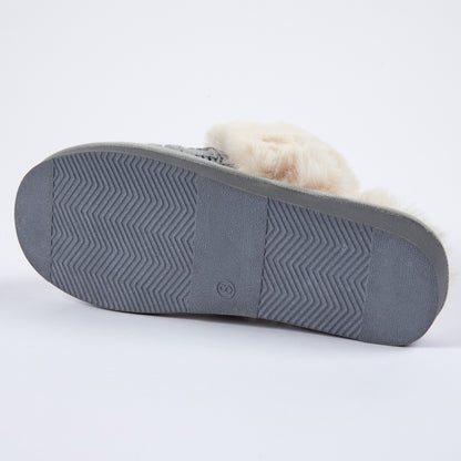 Corkys Purl Knit Scuff Slippers