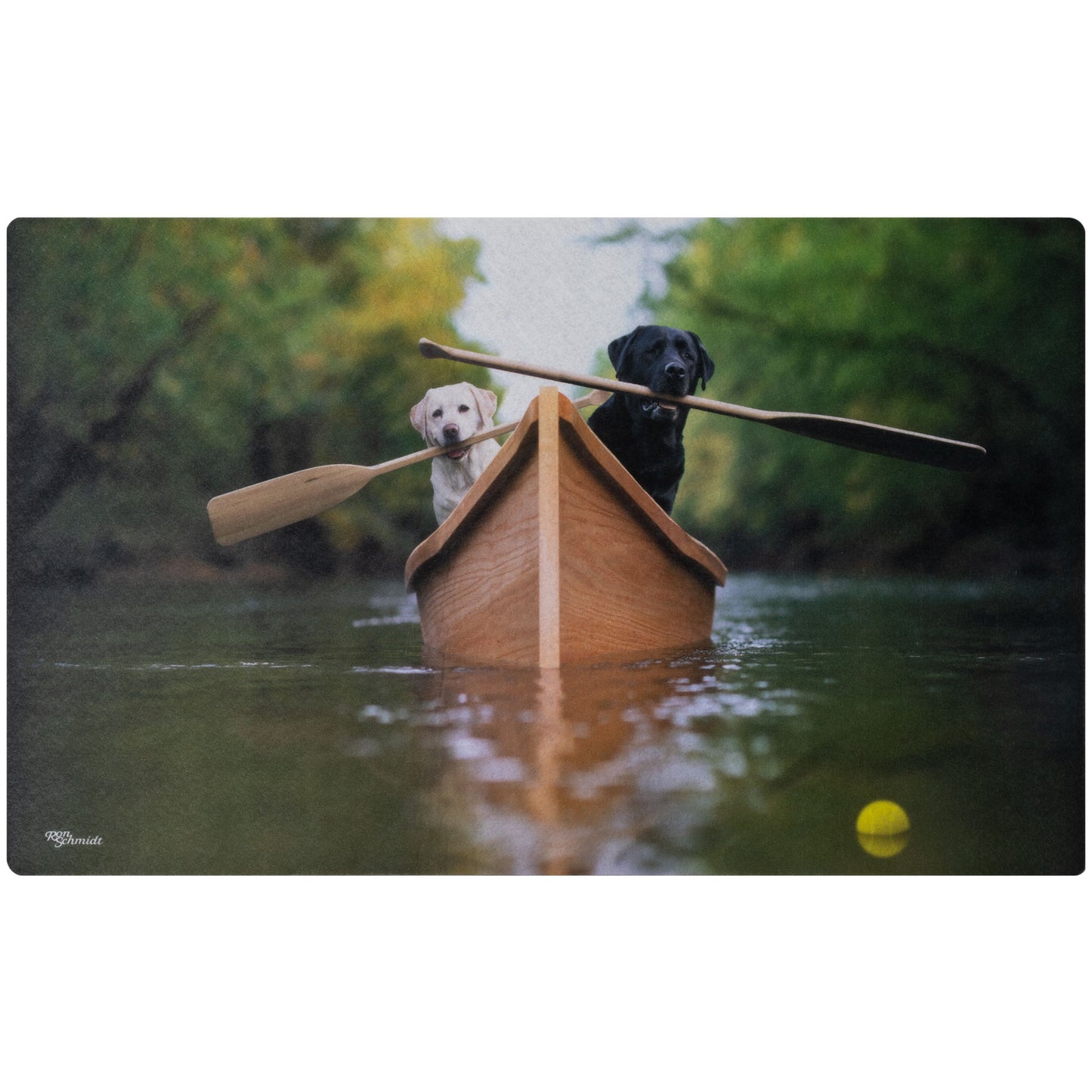 Ron Schmidt Dog Photo Dish Drying Mat