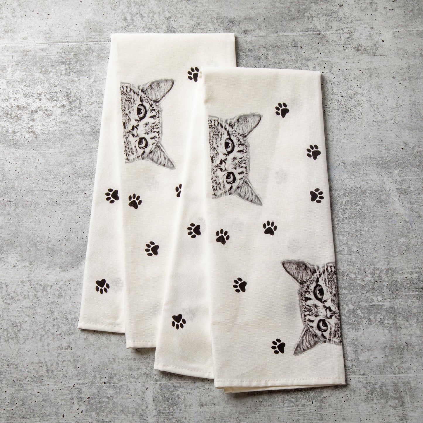 Peek-A-Boo Cat and Dog Kitchen Textiles