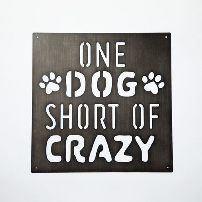 Laser Cut Dog Lover Outdoor Wall Decor