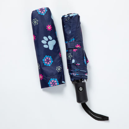 Rainy Day Paw Print Umbrella