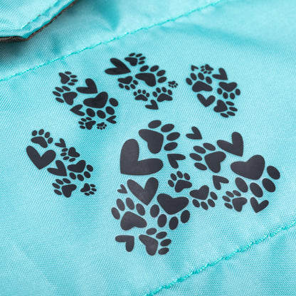 Paw Print Puffer Tablet Carrying Case