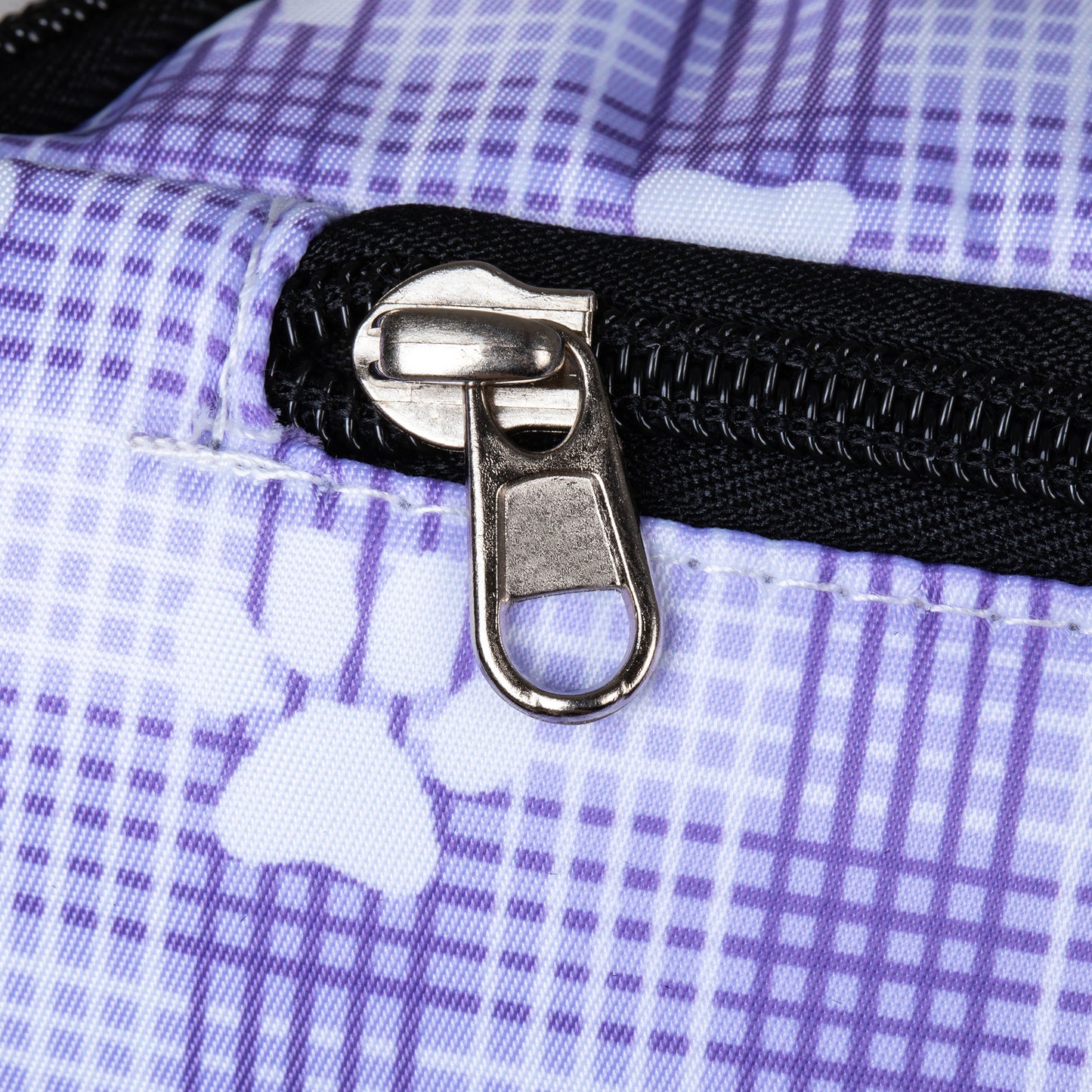 Plaid Paw Print Large Fanny Pack