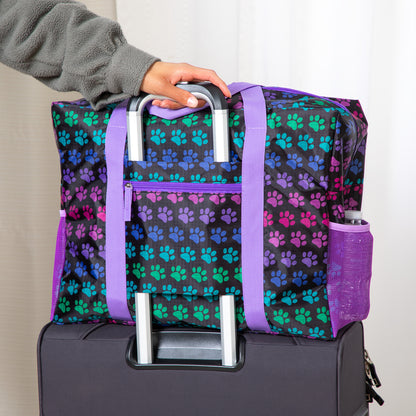 Paw Print Durable Travel Bag