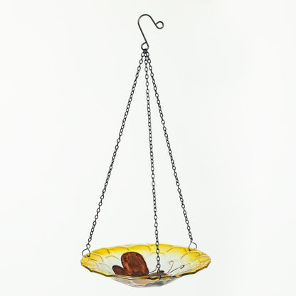 Honeybee Hanging Bird Feeder