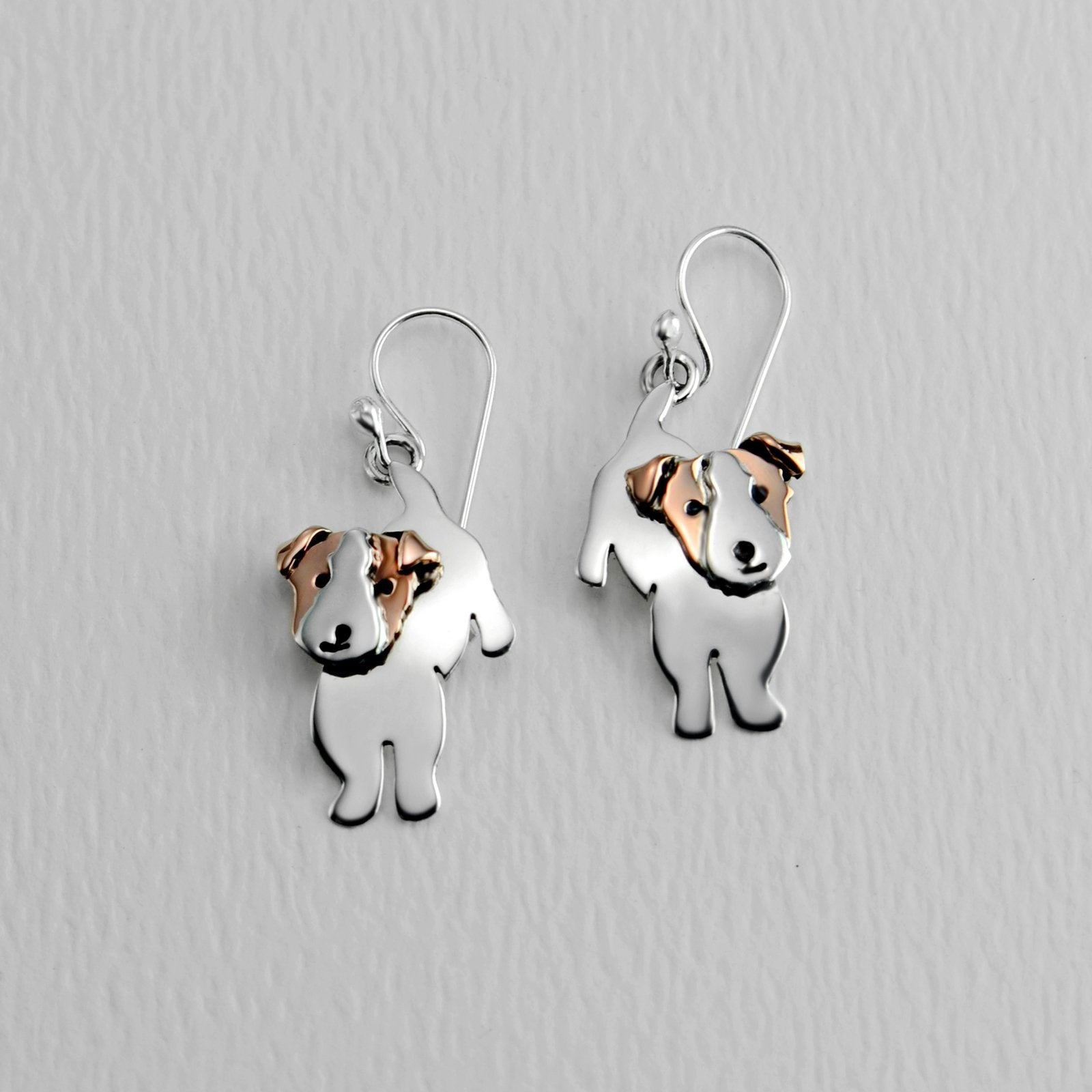 Scottish Terrier Scottie Dog Stud Earrings Artisan Handmade in Sterling Scottish Terrier Scottie Dog Stud Earrings Artisan Handmade in Sterling