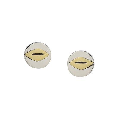 Day Duu Sterling & Brass Post Earring