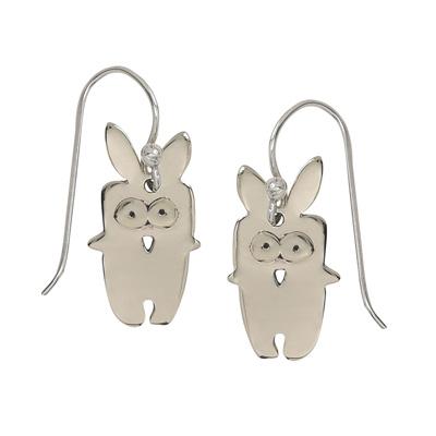 Zerborg Emoti Silver Wire Earring