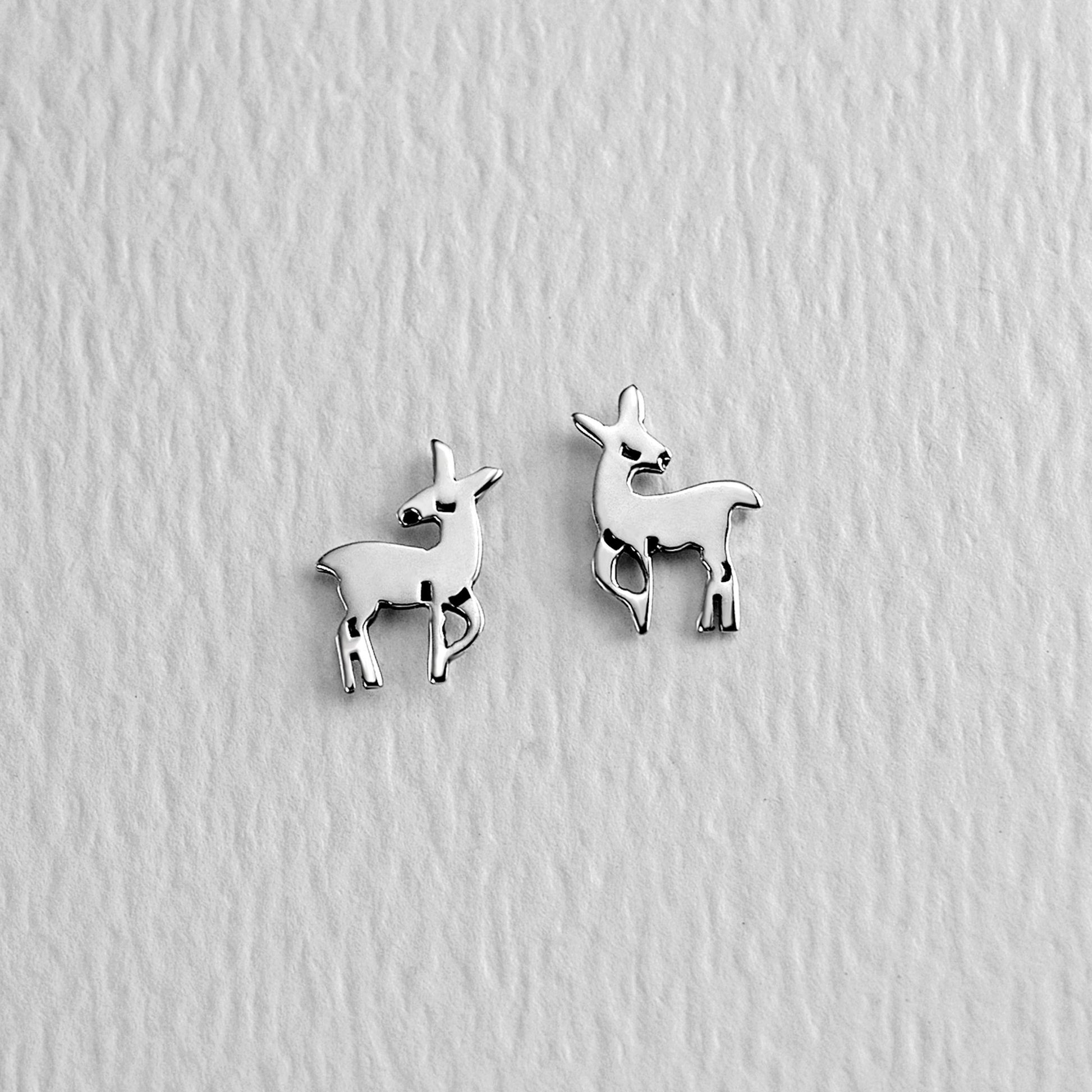 Deer Oh Deer Sterling Silver Post Earring