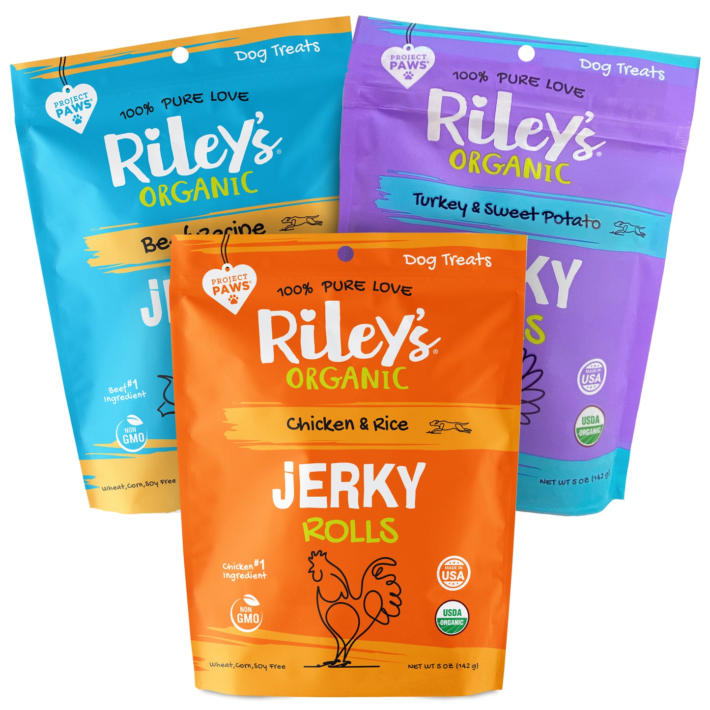 Organic Jerky Rolls Variety Pack