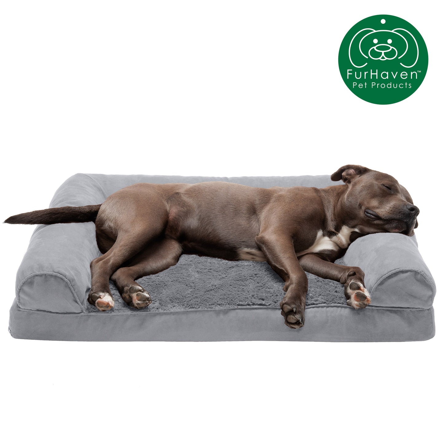 Convolute Ultra Plush Sofa-Style Pet Bed