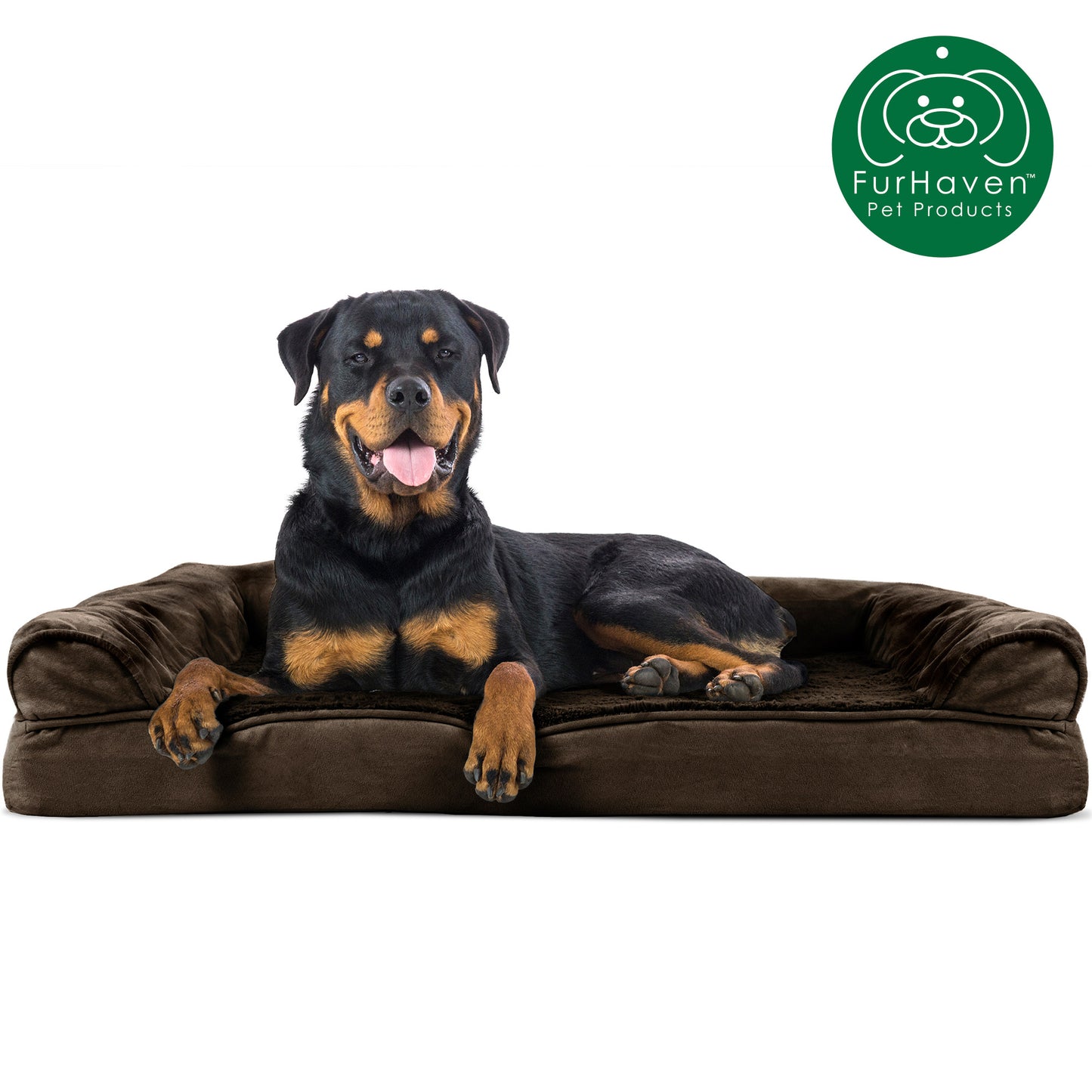 Convolute Ultra Plush Sofa-Style Pet Bed