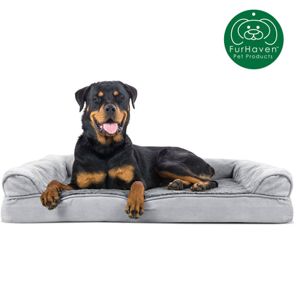 Convolute Ultra Plush Sofa-Style Pet Bed