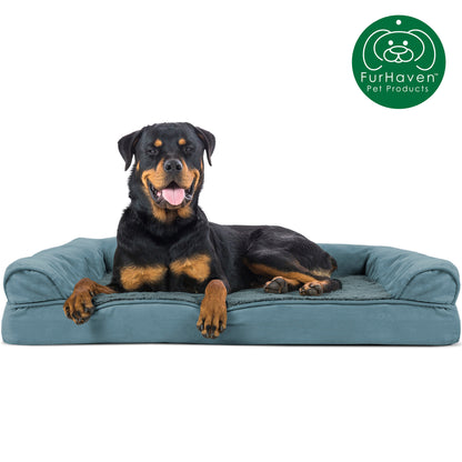 Convolute Ultra Plush Sofa-Style Pet Bed