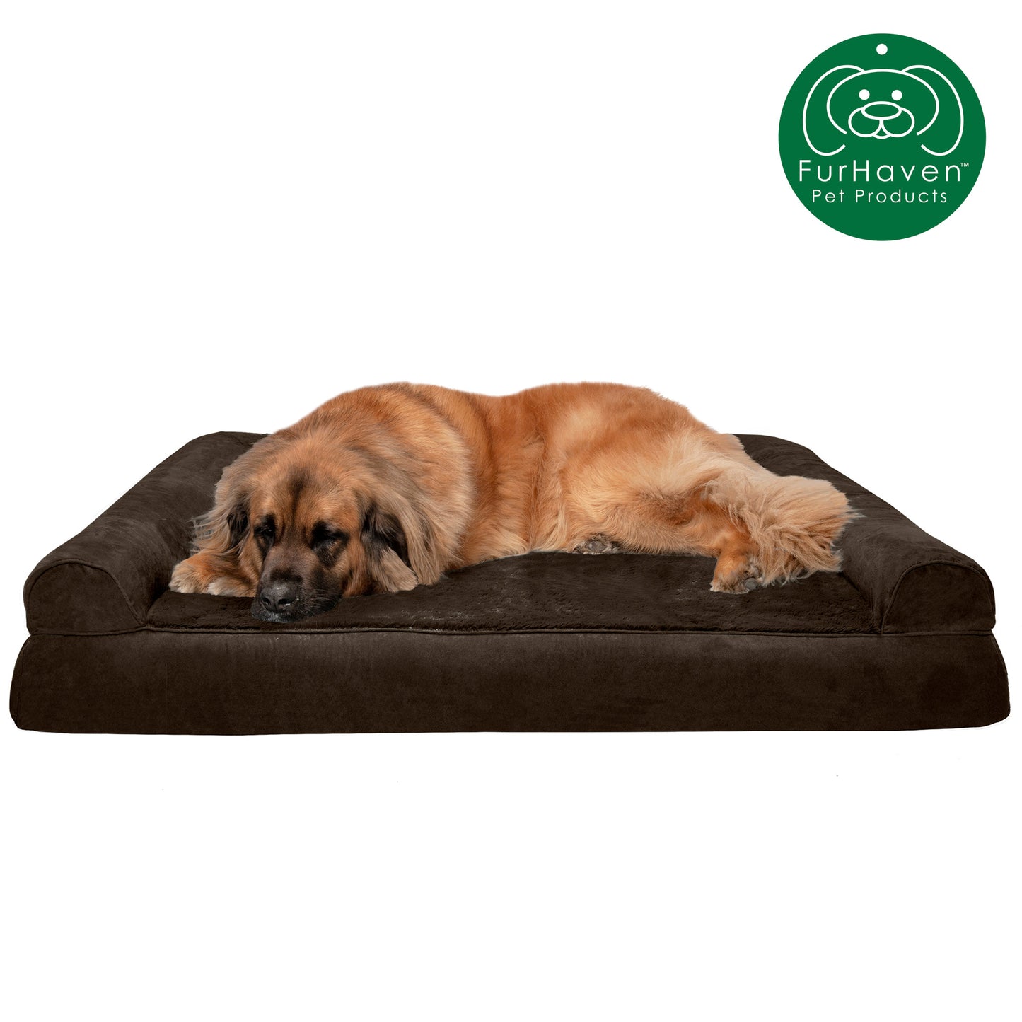 Convolute Ultra Plush Sofa-Style Pet Bed