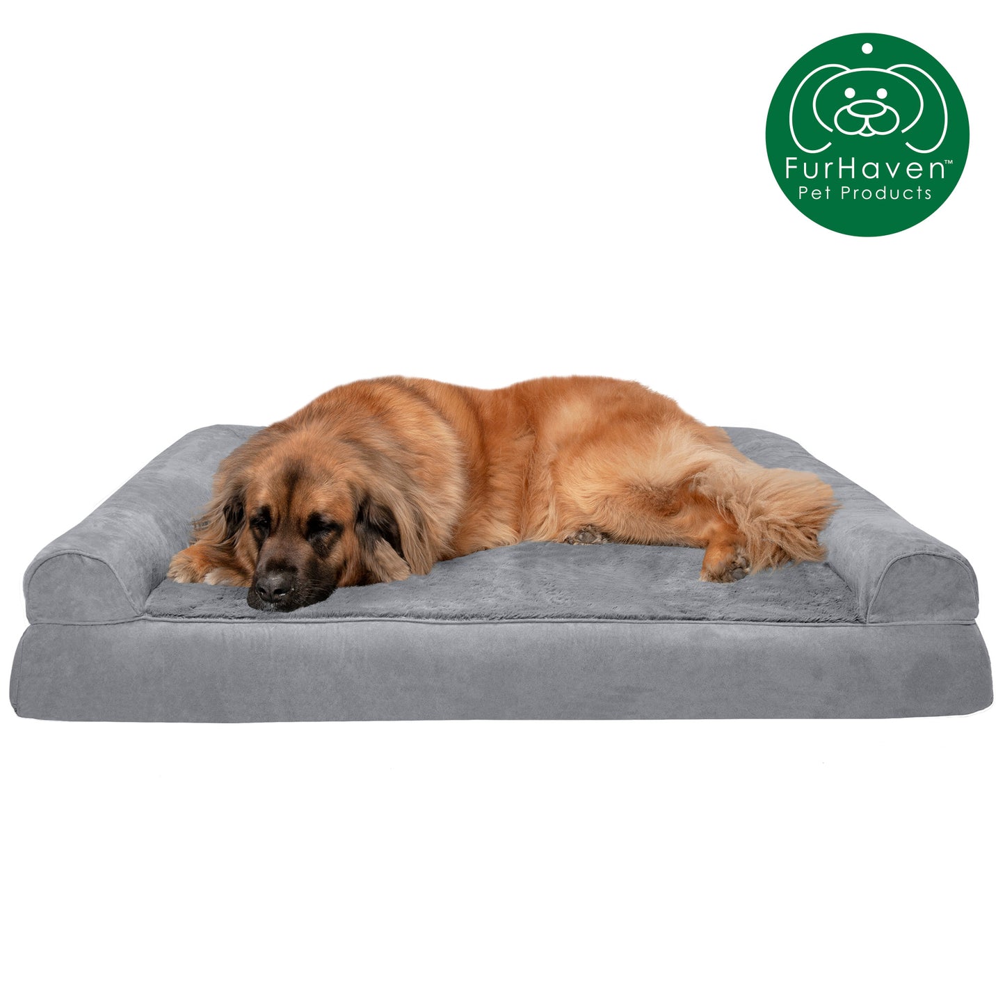 Convolute Ultra Plush Sofa-Style Pet Bed