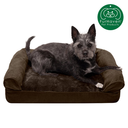 Full Support Orthopedic Ultra Plush Sofa-Style Pet Bed