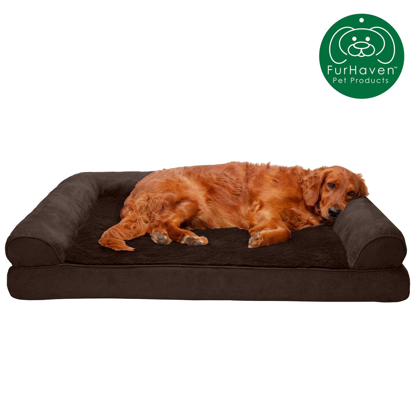 Full Support Orthopedic Ultra Plush Sofa-Style Pet Bed